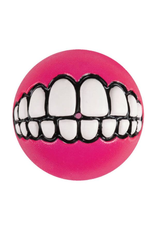 Grinz Ödül Hazneli Köpek Oyun Topu Medium Pembe 6,4 cm