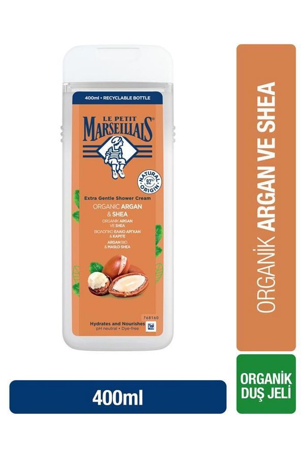 Lpm Organik Argan Ve Shea 400ml Duş Jeli