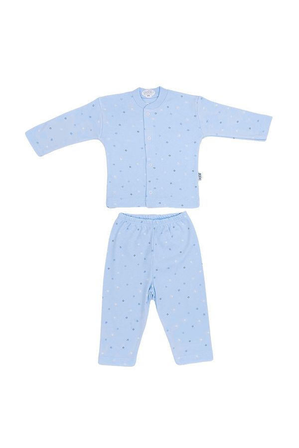 Ay Yıldız Baskılı Bebek Pijama Takımı 2331
