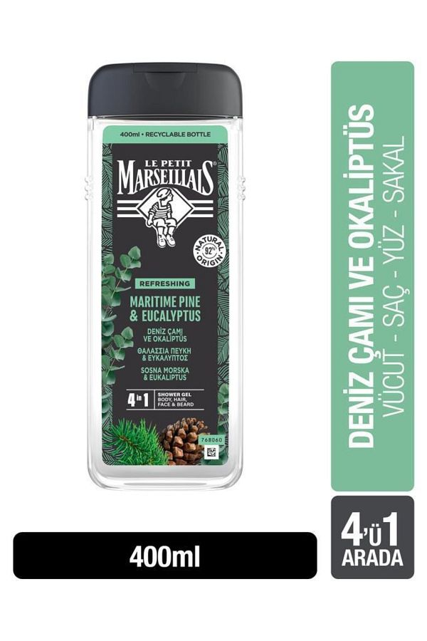 Lpm Men Deniz Çamı Ve Okaliptüs 400ml Duş Jeli