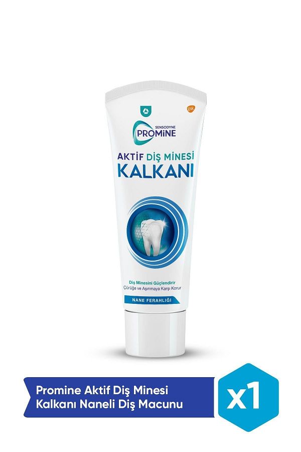 Promine Aktif Diş Minesi Kalkanı Beyazlatıcı Diş Macunu 75ml