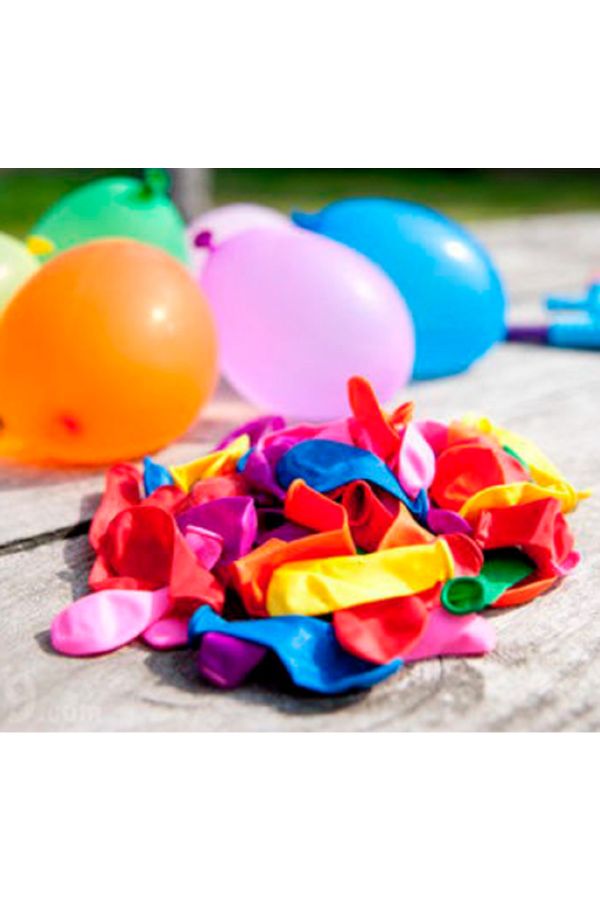 Renkli Su Balonları Su Savaşı Su Balonu Renkli Mini Su Balonu 100&#39;lü