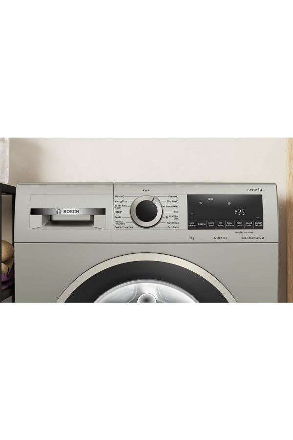 Bosch Wga142zxtr 9 Kg 1200 Devir Gri Çamaşır Makinesi - Görsel 2