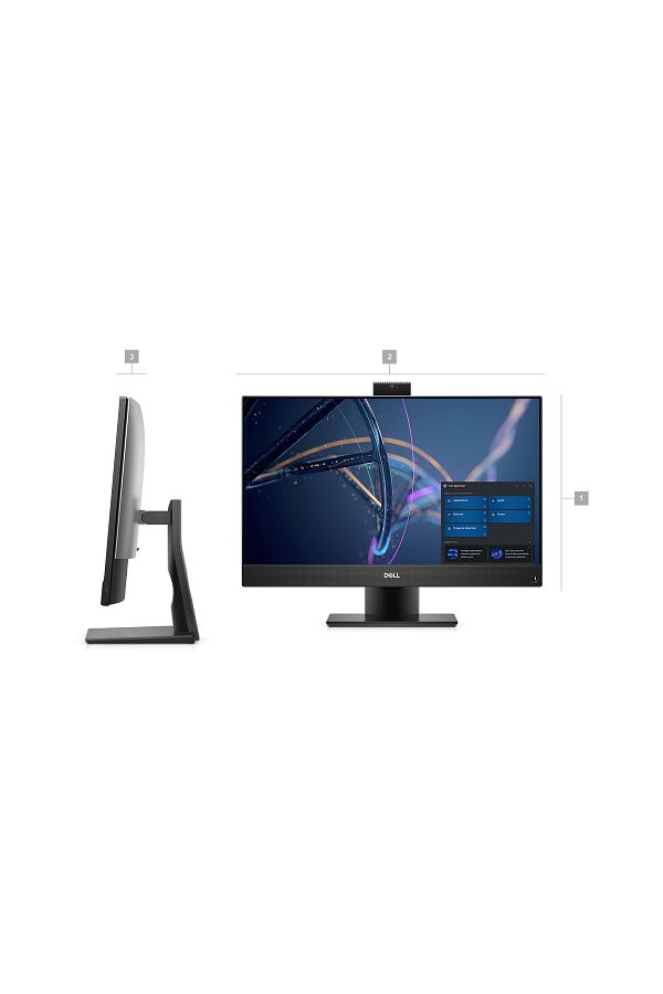 Dell Optiplex 7400 Vpro I5-12500 16gb 512gb Ssd 23.8 Ubuntu Aıo Bilgisayar - Görsel 2