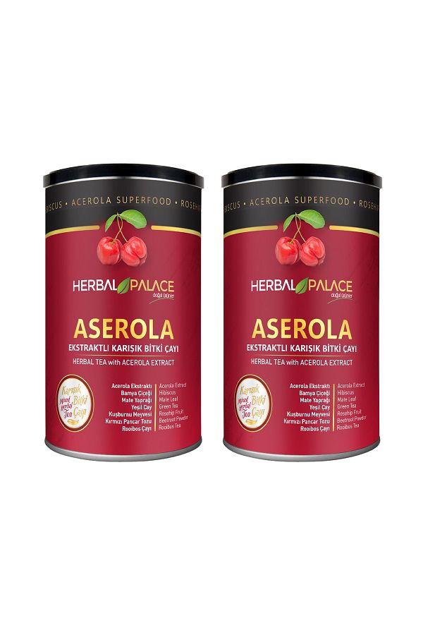 Aserola Ekstraktlı Karışık Bitki Çayı 225 Gr X 2 Adet