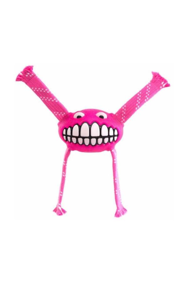 Köpek Sesli Oyuncak Flossy Grinz Pembe 24 cm