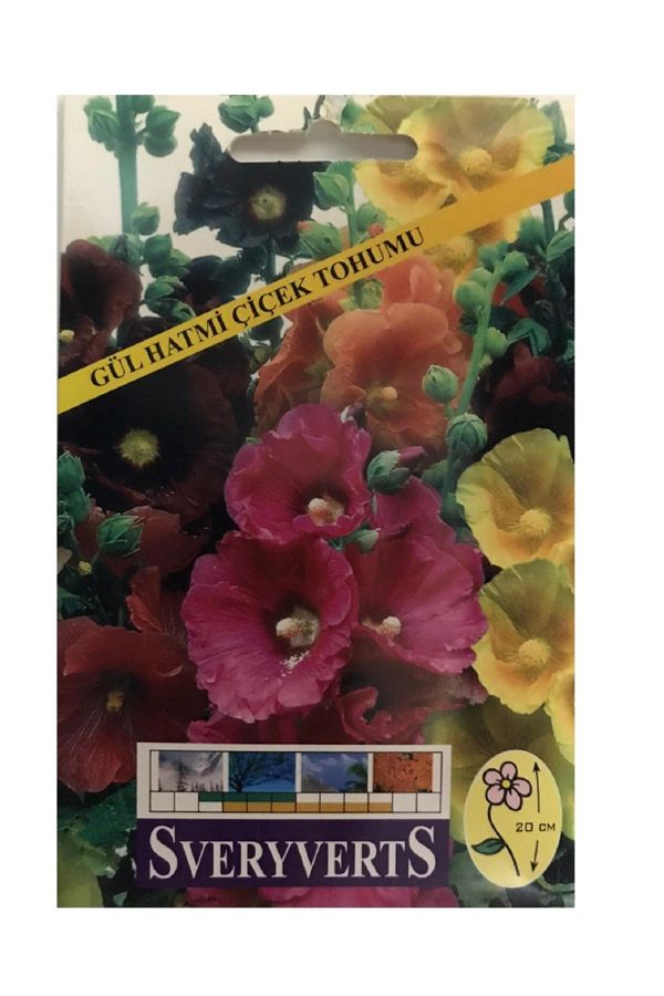 Gülhatmi Çiçeği Tohumu Gül Hatmi Paket