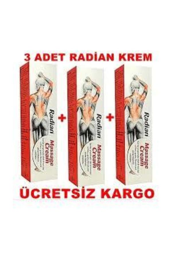 3 Ad Radian Massage Krem Radyan Masaj Kremi 3 Kutu