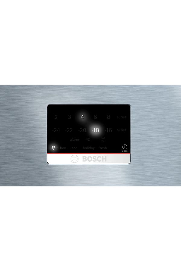 Bosch Serie 8 Alttan Donduruculu Buzdolabı 186 X 75 cm Kolay Temizlenebilir Inox - Görsel 2