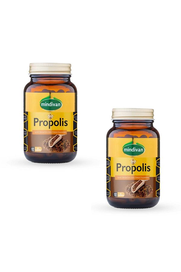 Propolis Ekstraklı 500 Mg 60 Kapsül X2 Adet