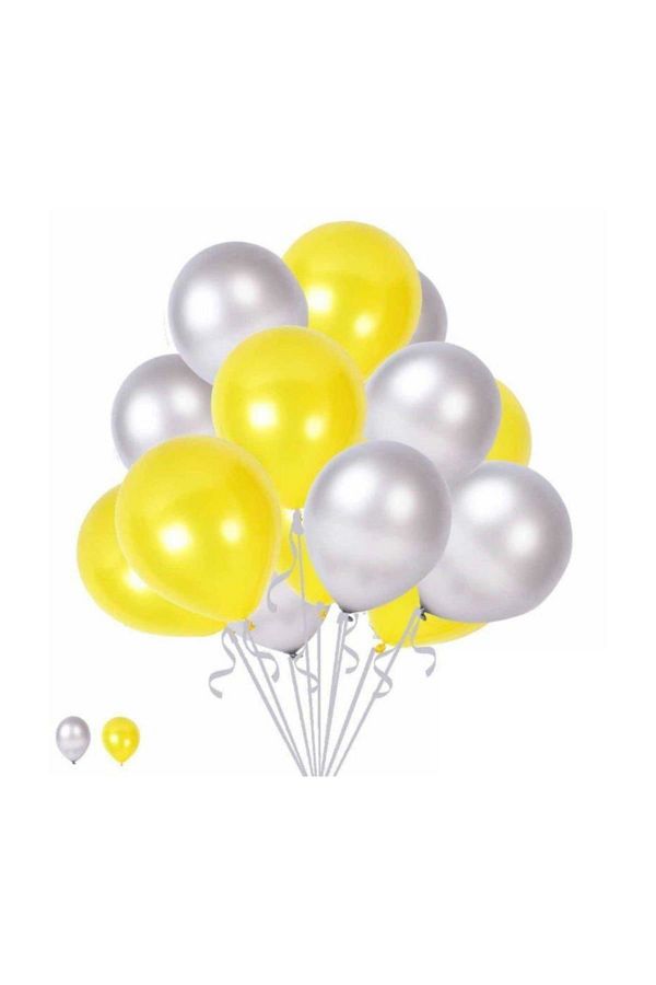 Konsept Balonlar Metalik Parlak 30-35 Cm Helyum Ve Normal Hava Uyumlu