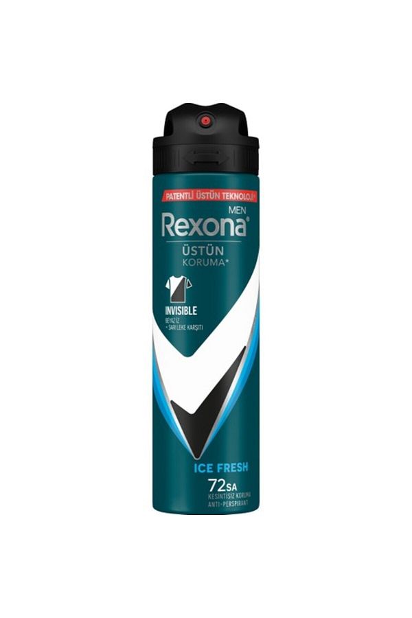 Men Erkek Sprey Deodorant Invisible Ice Fresh 72 Saat Kesintisiz Üstün Koruma 150 ml_1