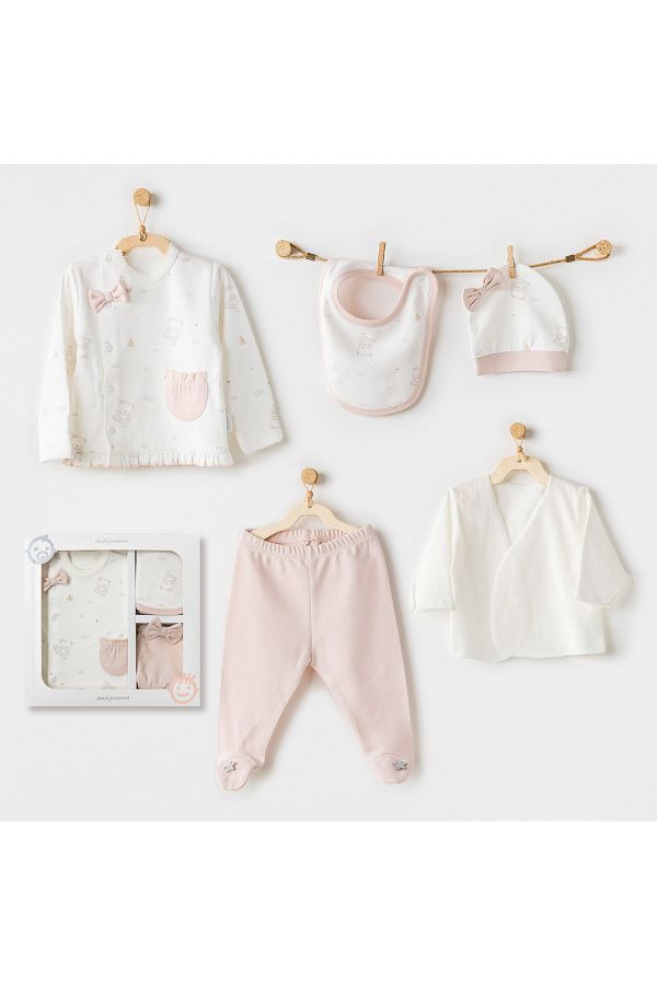 BEBEK HASTANE ÇIKIŞI 5 PCS NEWBORN SET BALLERINA