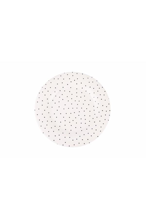 Ruby Puanti Siyah Servis&Sunum Tabağı 31cm