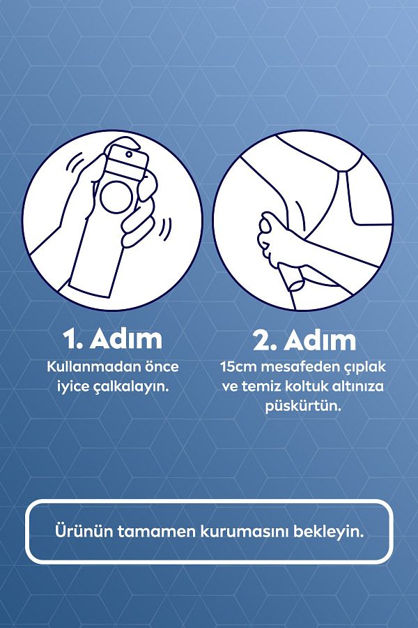 Men Erkek Sprey Deodorant Fresh Active 48 Saat Deodorant Koruması 150ml_3