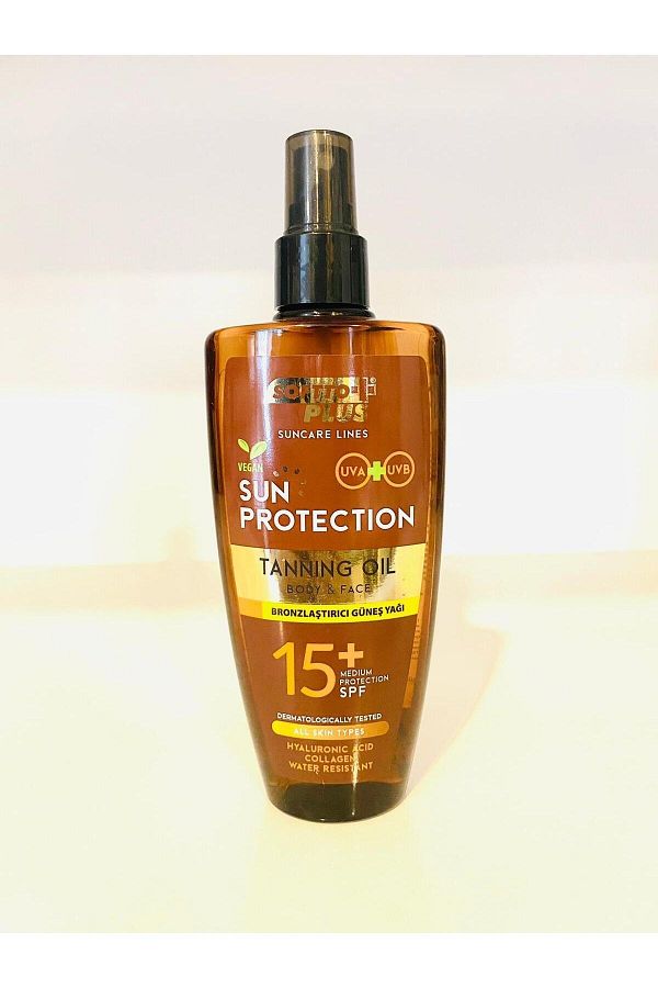 BRONZLAŞTIRICI GÜNEŞ YAĞI 15+ SPF 200 ML