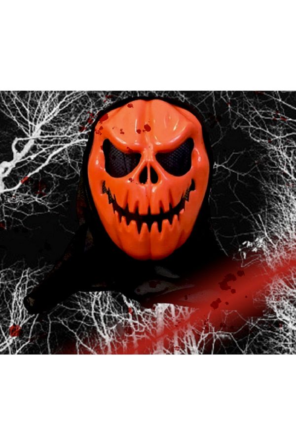 Halloween Party Cadılar Bayramı Korkutucu Maske Korkunç Halloween Partisi Balkabağı Maske