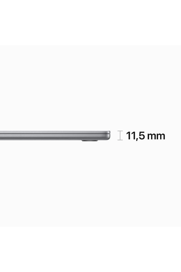 Apple 15-inch MacBook Air: Apple M2 chip with 8-core CPU and 10-core GPU, 256GB - Space Grey - Görsel 3