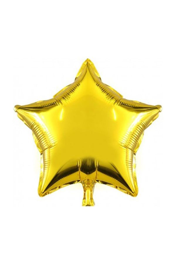 Gold Yıldız Folyo Balon 45cm