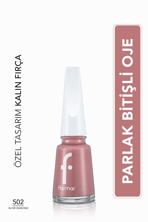 Nail Enamel Yüksek Pigmentli & Parlak Bitişli Oje Fne-502 Slow Dancıng