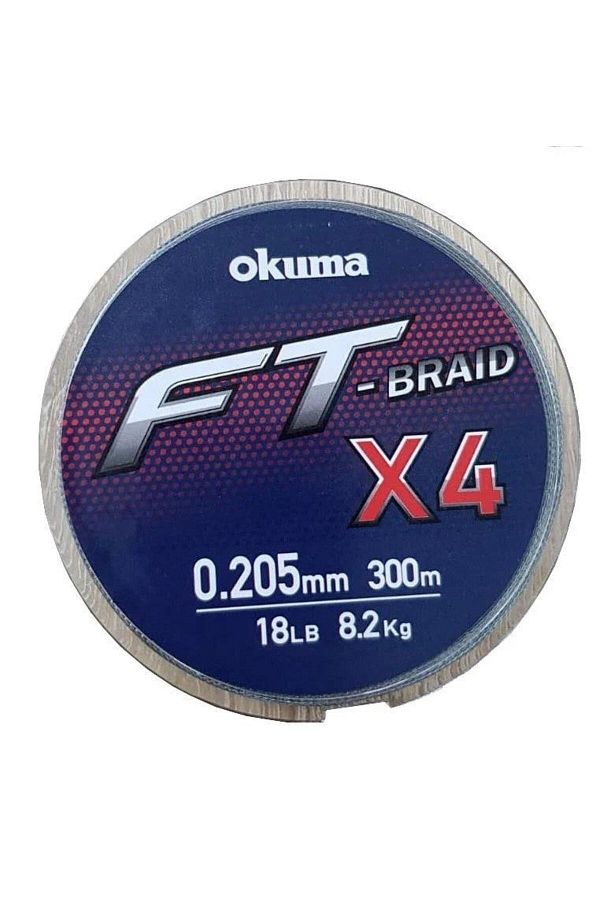 Ft-*4 Braided Line 300 mt Grey Örgü İp 0,330 mm