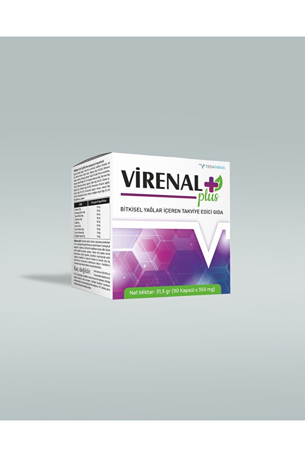 Virenal Plus Bitkisel Yağlar İçeren Takviye Edici Gıda 90 Soft Jel Kapsül