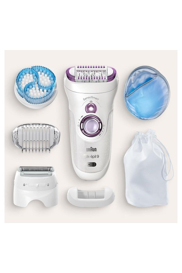 Braun Silk-épil 9 9735 SensoSmart, Kablosuz, Islak&Kuru, 6 Ek Parçalı, 3'ü 1 Arada Epilatör - Görsel 5