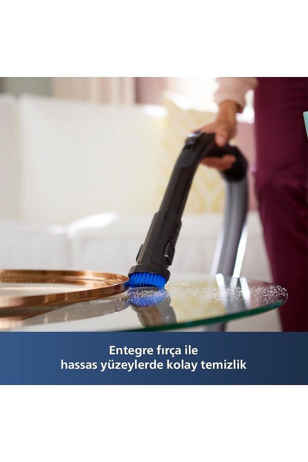 Philips YENİ SERİ , XB7150 Marathon Daily Torbasiz Elektrikli Süpürge , 5 YIL GARANTİ , 900 W ,HEPA 13 - Görsel 4