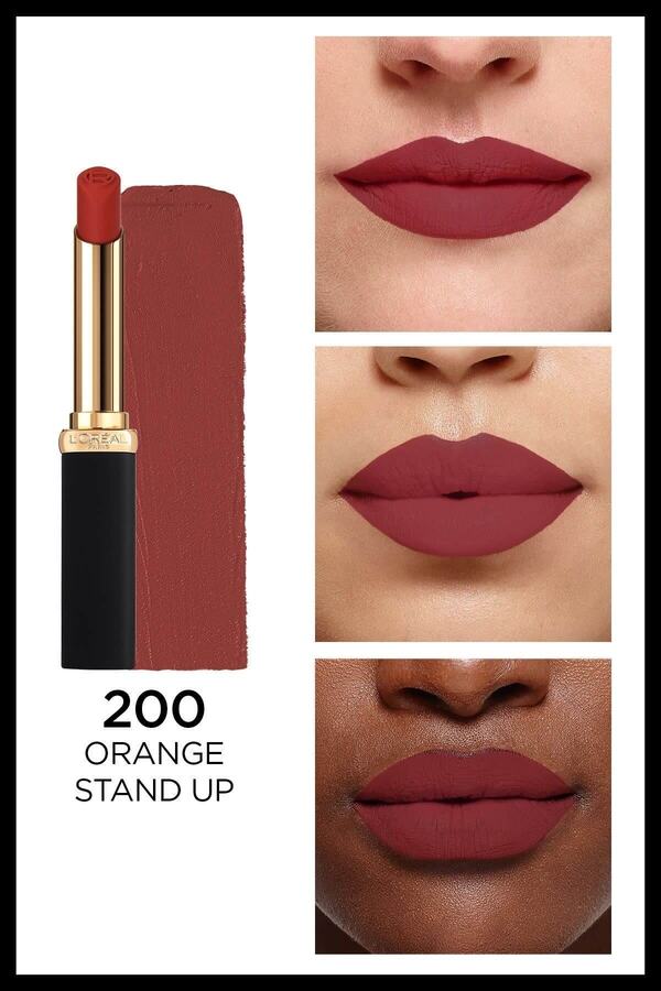Color Riche Intense Volume Matte Ruj - 200 Orange Stand Up_1