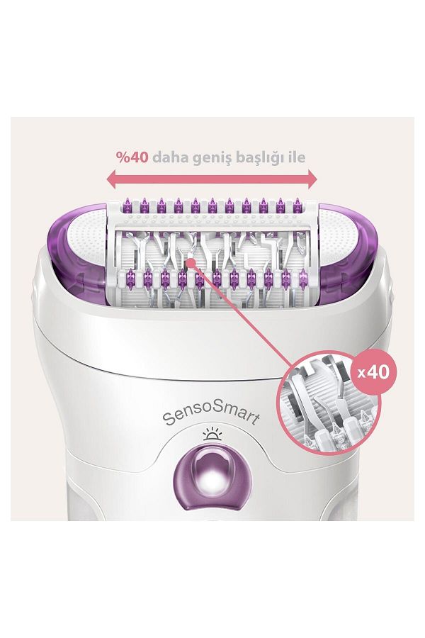 Braun Silk-épil 9 9735 SensoSmart, Kablosuz, Islak&Kuru, 6 Ek Parçalı, 3'ü 1 Arada Epilatör - Görsel 3