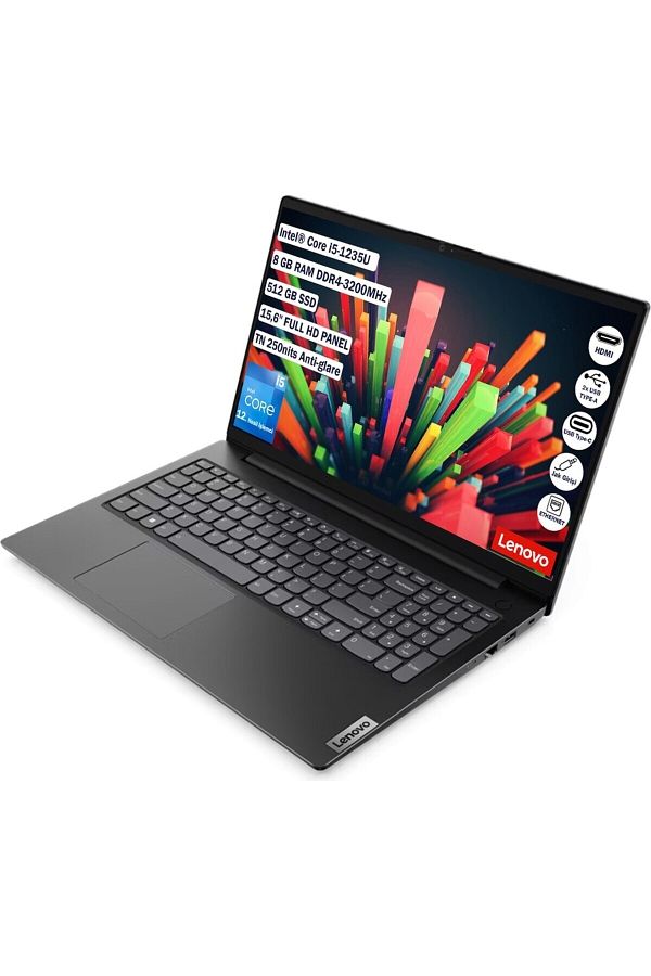 LENOVO V15 G3 Iap Intel Core™ I5-1235U 40GB 1 TBSSD 15.6" FHD FreeDos 82TT00A5TX BT14 - Görsel 3