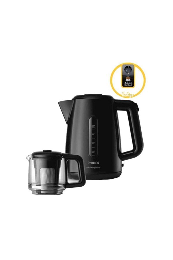 Philips 2023  Yeni Çay Makinesi, 1.9 L Kapasite / 360º Döner Taban Kablo Sarıcı Gizli Rezis - Görsel 2