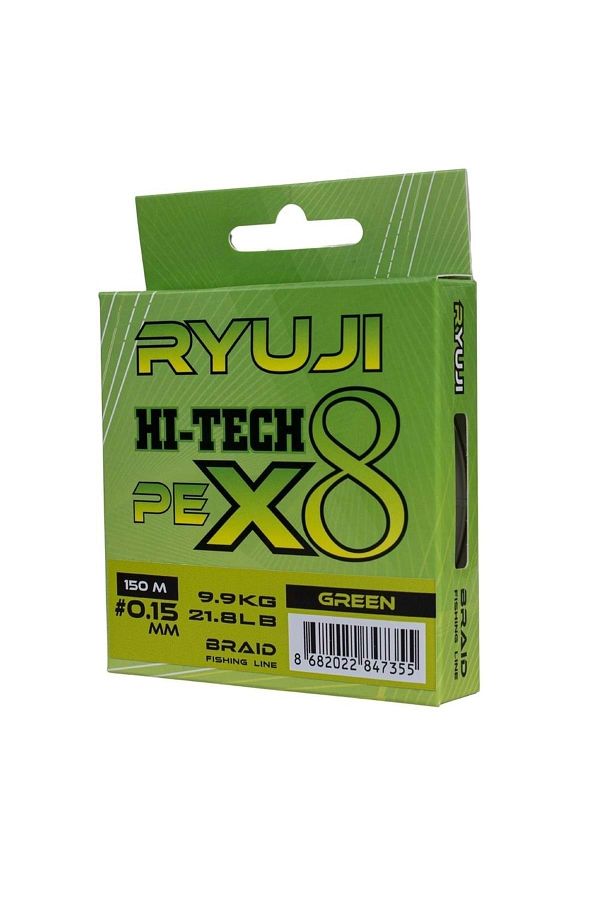 Hi-tech X8 Green Ip Misina 150mt 0,08 Mm