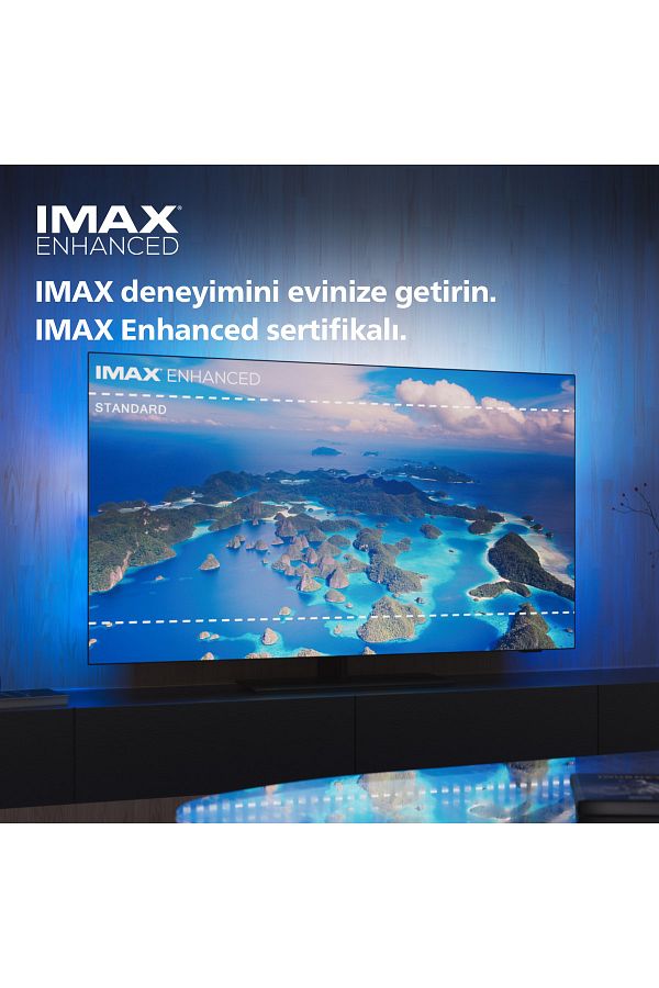 Philips 65OLED808 65" 165 Ekran Uydu Alıcılı 4K Ultra HD Smart Ambilight LED TV - Görsel 5