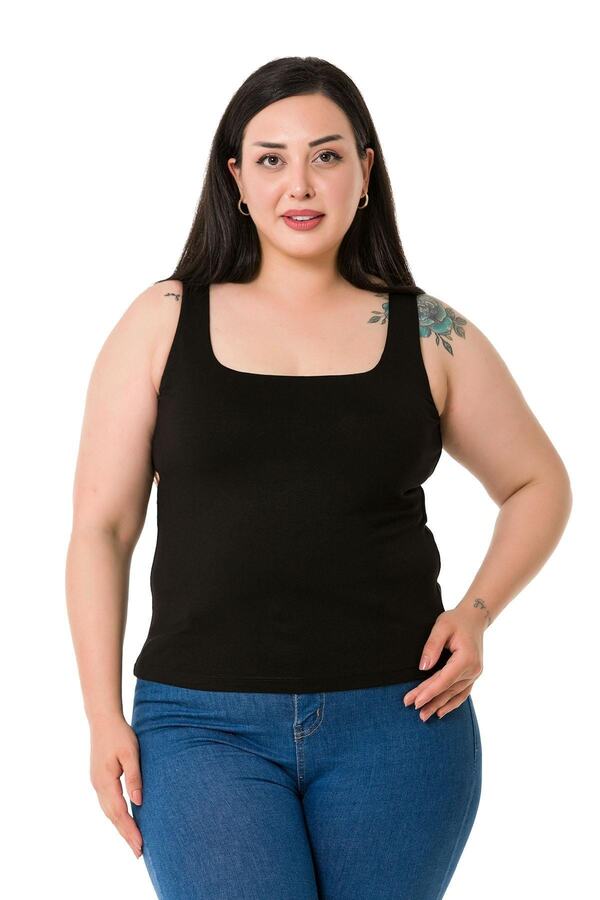 Strappy Half Lined Viscose Bodysuit — Black