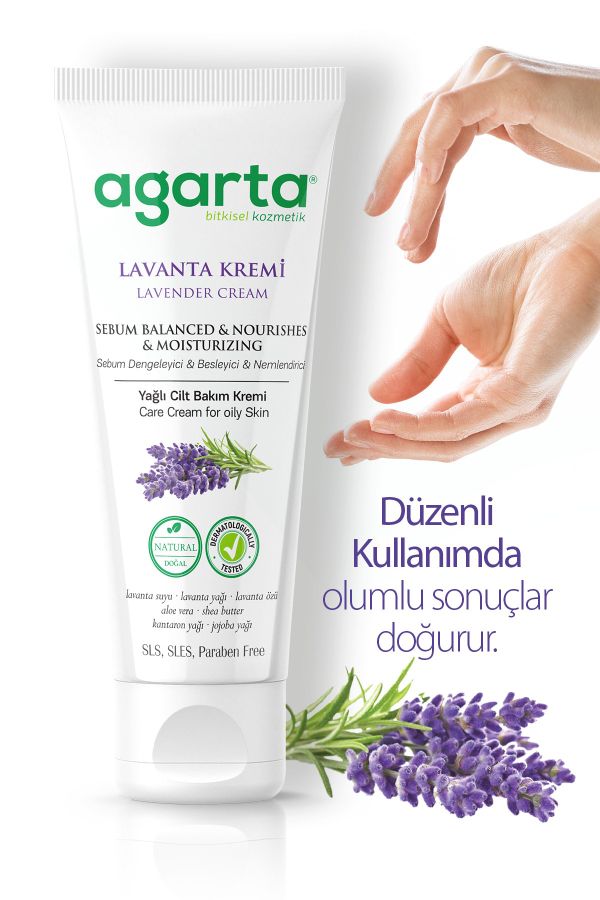 Doğal Lavanta Cilt Bakım Kremi 75 ml