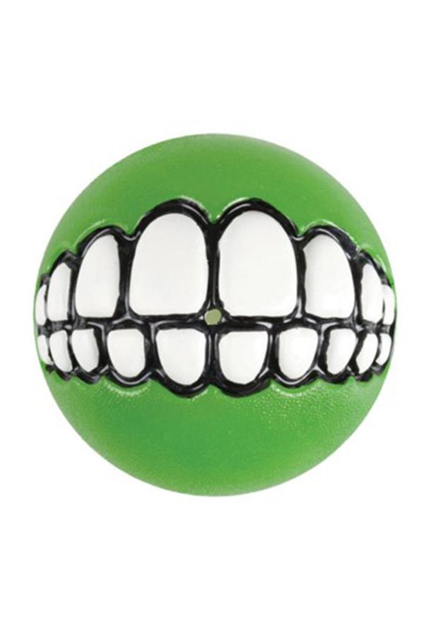 Grinz Ödül Hazneli Köpek Oyun Topu Large Yeşil 7,8 cm