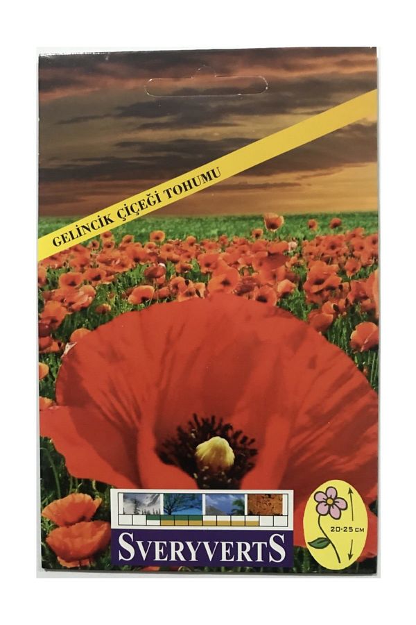 Gelincik Çiçeği Tohumu  Paket