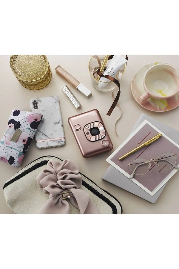 Fujifilm instax mini LiPlay Hybrid Blush Gold Fotoğraf Makinesi - Görsel 3