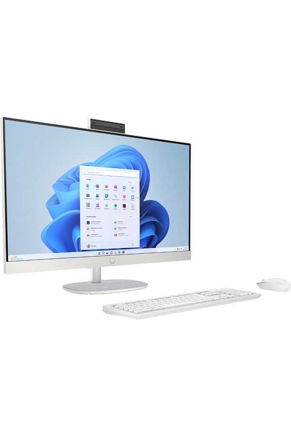 HP 27-CR0001NT i7-1355U 16GB RAM 512GB SSD 27" FHD Win11H All In One PC Beyaz 898B1EA - Görsel 2