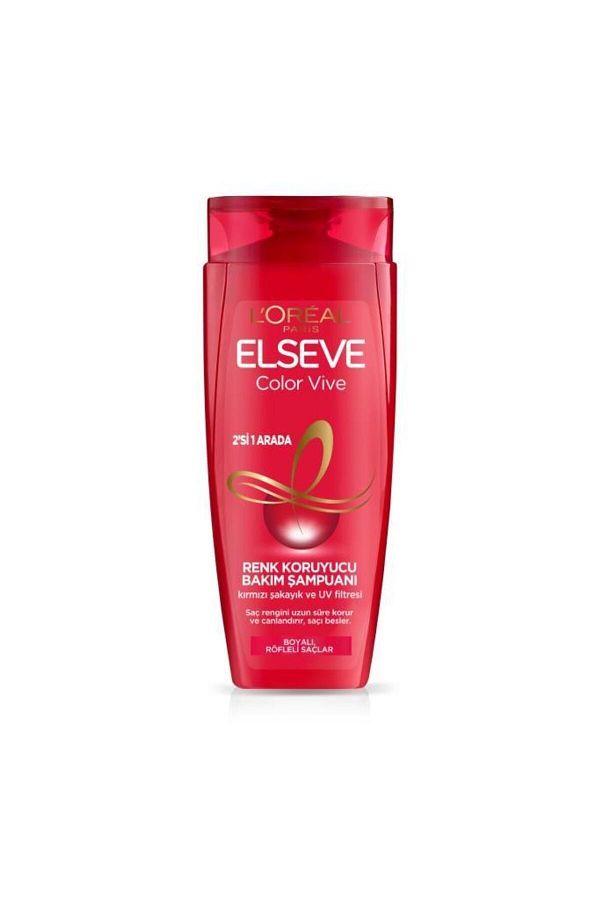 L'Oréal Paris Elseve Colorvive Renk Koruyucu Bakım Şampuanı 2'si 1 Arada 450 ml_1