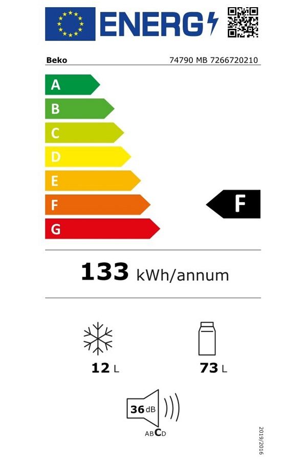 Beko Büro Tipi Tezgah Altı Mini Buzdolabı 90 lt 74790 Mb - Görsel 4