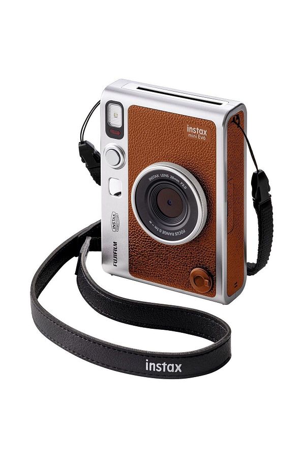 Fujifilm Instax Mini Evo Kahverengi Fotoğraf Makinesi ve 20'li Film - Görsel 3