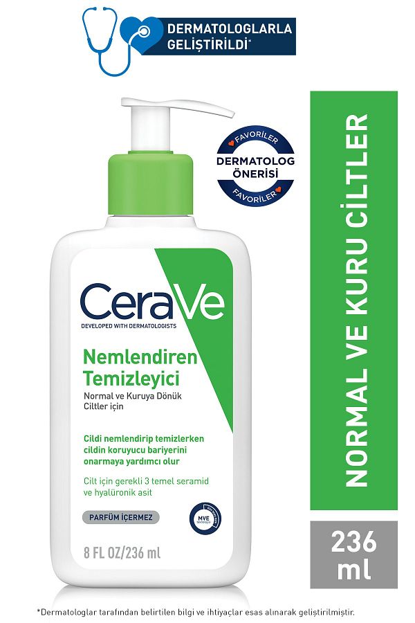 Nemlendiren Temizleyici Normal & Kuru Ciltler Yüz Vücut 236 ml