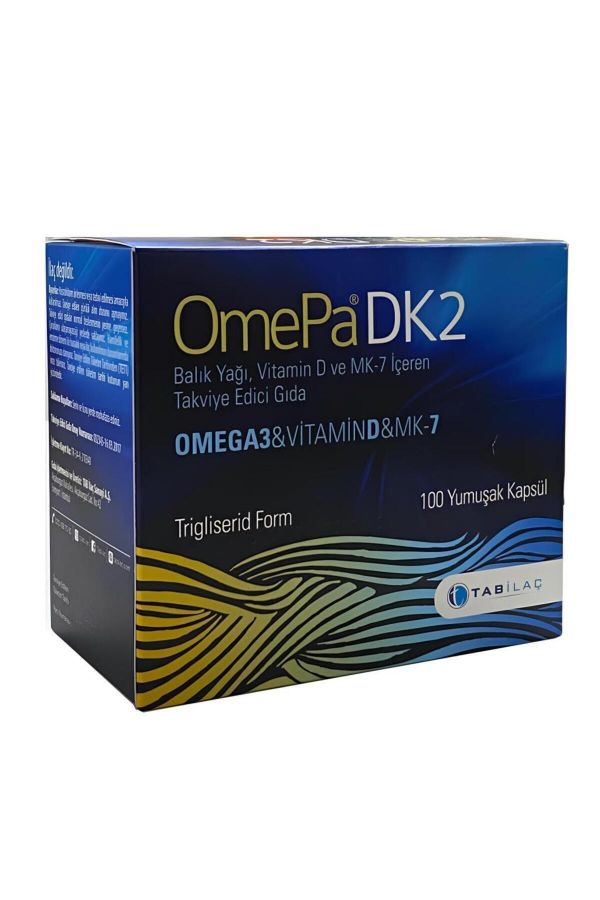 Dk2 Omega 3 & Vitamin D & Menaq7 100 Yumuşak Kapsül
