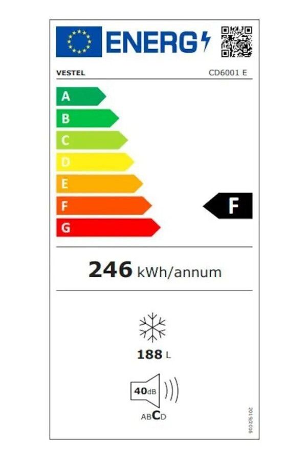 VESTEL CD6001 E 6 Çekmeceli Derin Dondurucu - Görsel 6