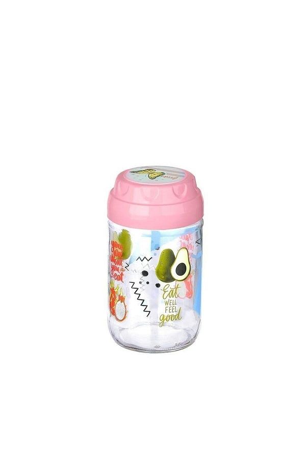 Kc-542 Vintage Desenli Kavanoz 660 Ml