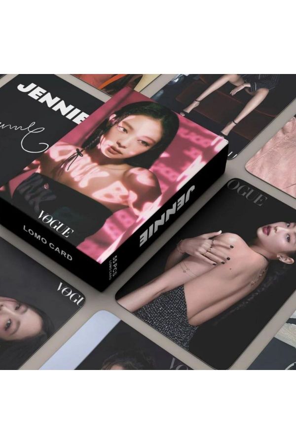 BLACKPINK '' Jennie '' Çift Yön Baskılı Lomo Card Seti