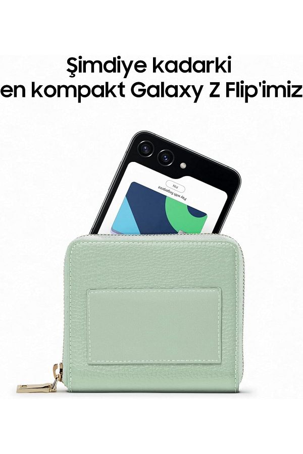 Samsung Galaxy Z Flip5 256 GB Krem (Samsung Türkiye Garantili) - Görsel 5
