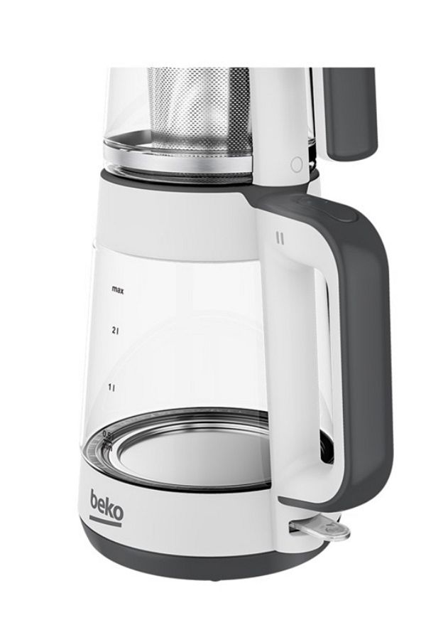 Beko 1900 W 2000 ml Cam Çaycı, Beyaz - Görsel 3